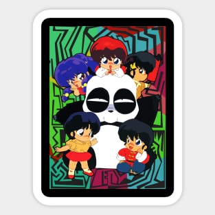 Ranma Chibi kawai Sticker